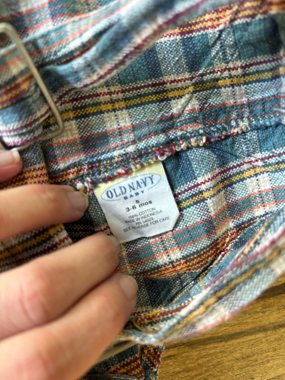 Baby Boy Plaid Denim Overalls